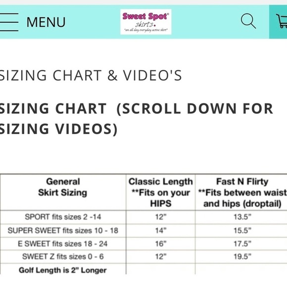 SWEET Spot adjustable/reversible skirt - Picture 10 of 10